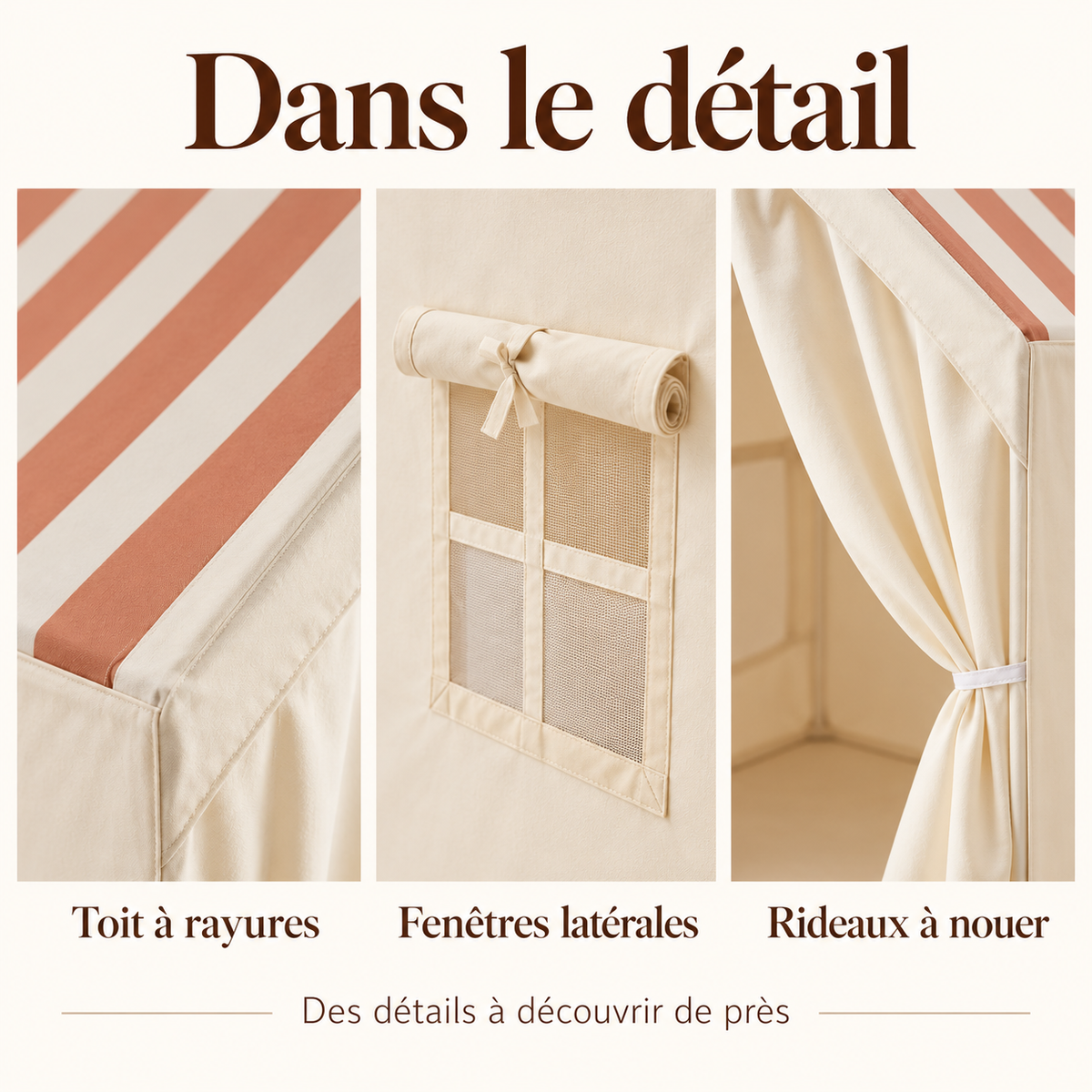 Cabane à rayures — détails de la construction