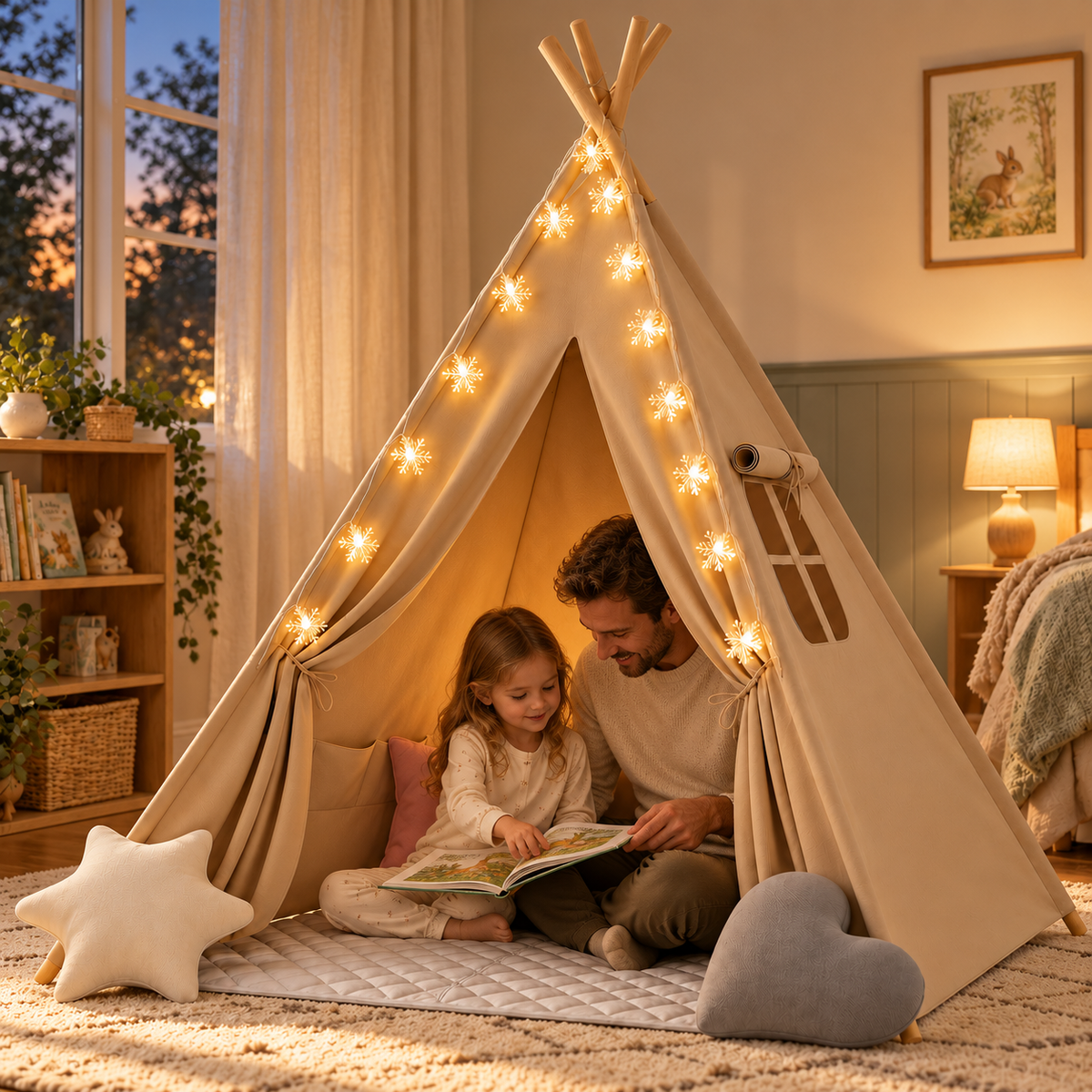 Tipi kaki — en scène de lecture du soir